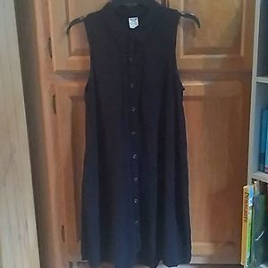 Faded Glory Sz M(8-10) Black Sleeveless Dress
